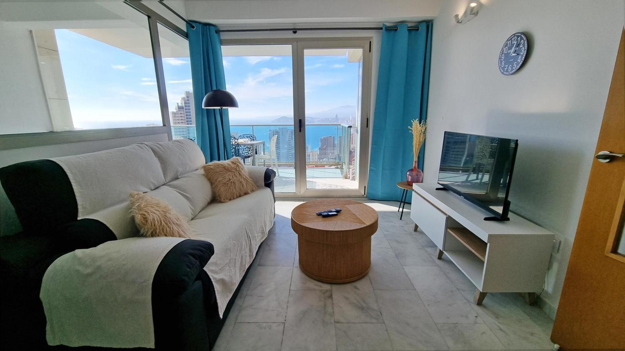Ferienwohnung Skyline 18 Terraza Privada Con Impresionantes Vistas Al Mar Benidorm Exterior foto